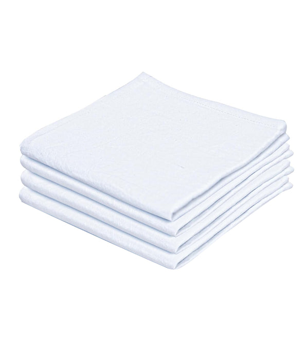 Flour Sack Tea Towels 28"x28" 100% Cotton Dish Towels White - Wholesale