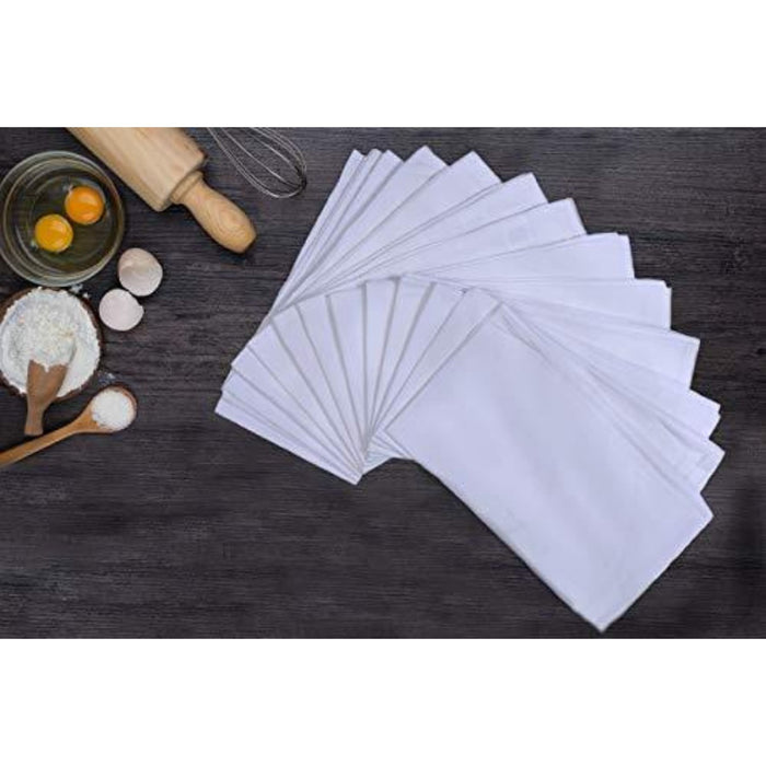 Premium Flour Sack Towels-18"x28" - Save 10% with Pack of 50