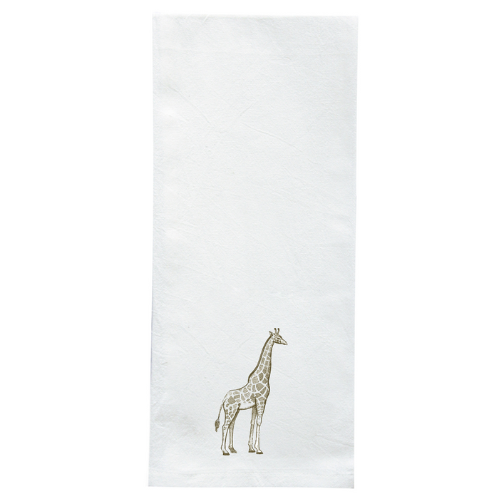 Screen Printed Flour Sack Towels-18"x28"-White