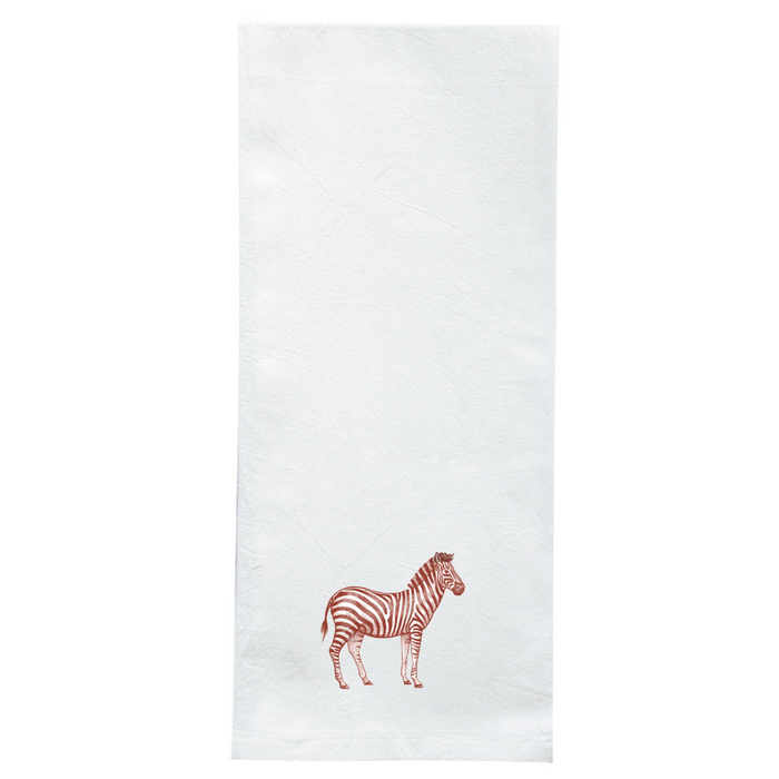 Screen Printed Flour Sack Towels-18"x28"-White