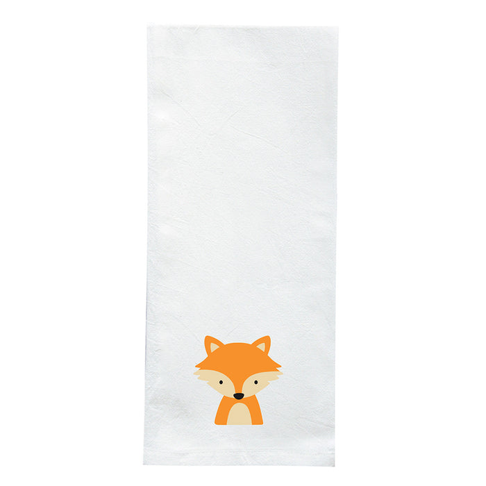 Screen Printed Flour Sack Towels-18"x28"-White