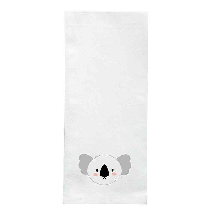 Screen Printed Flour Sack Towels-18"x28"-White