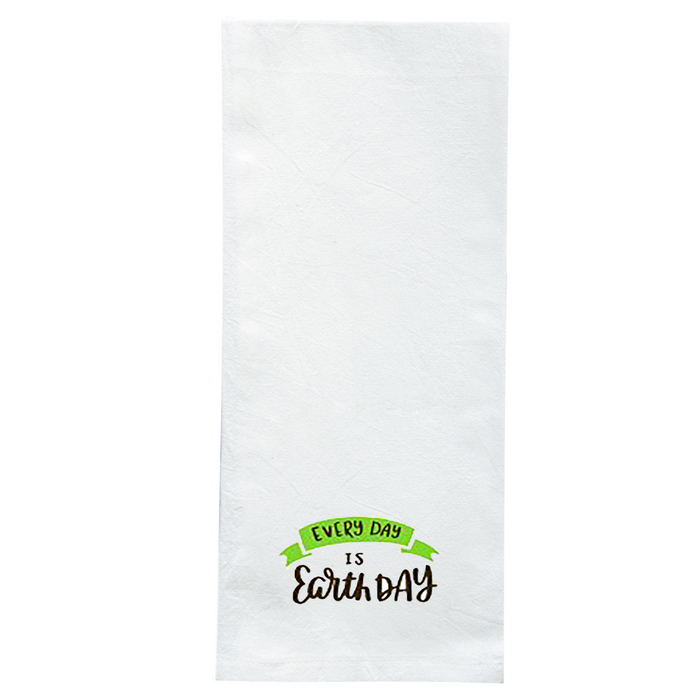 Screen Printed Flour Sack Towels-18"x28"-White