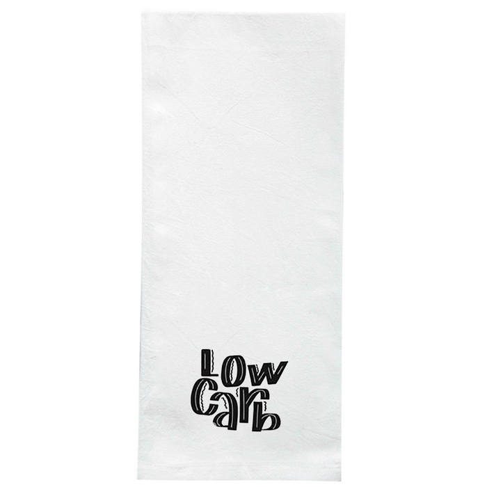 Screen Printed Flour Sack Towels-18"x28"-White