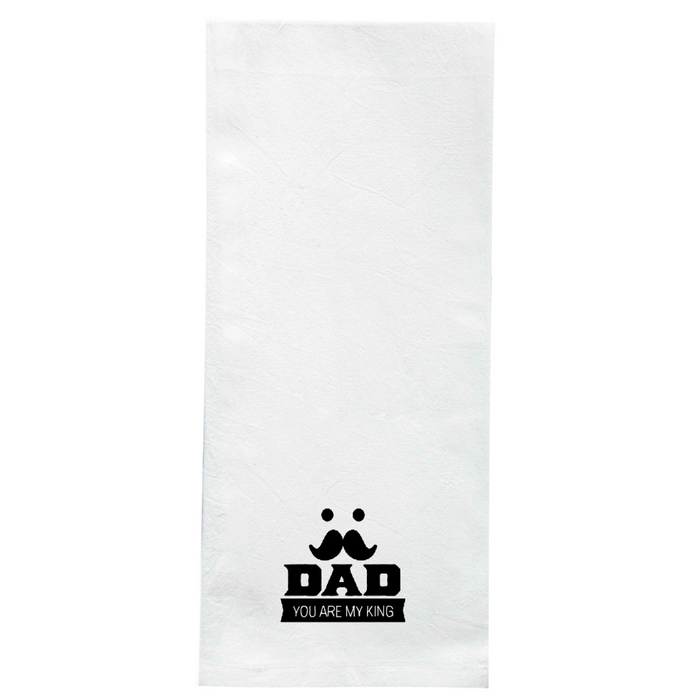 Screen Printed Flour Sack Towels-18"x28"-White