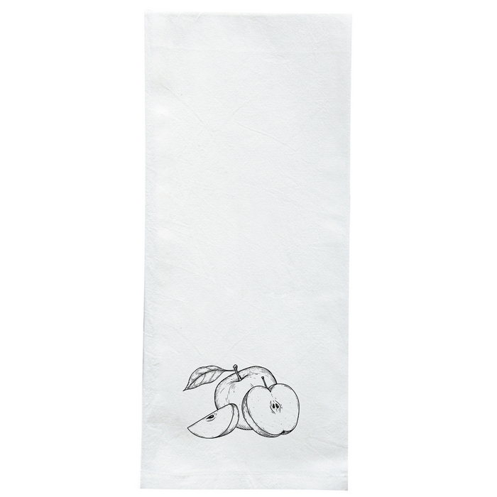 Screen Printed Flour Sack Towels-18"x28"-White