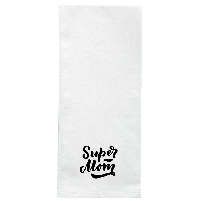 Screen Printed Flour Sack Towels-18"x28"-White