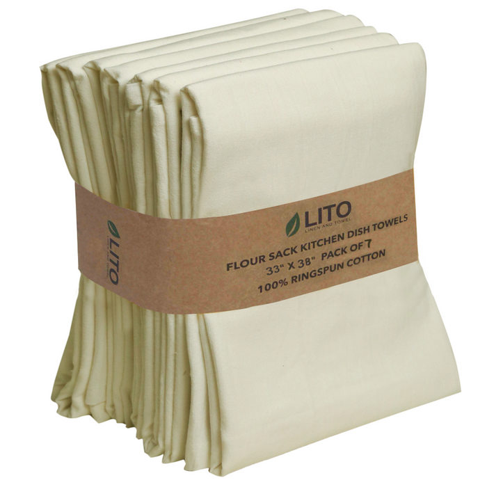 Classic Flour Sack Towels-33"x38"-Pack of 7