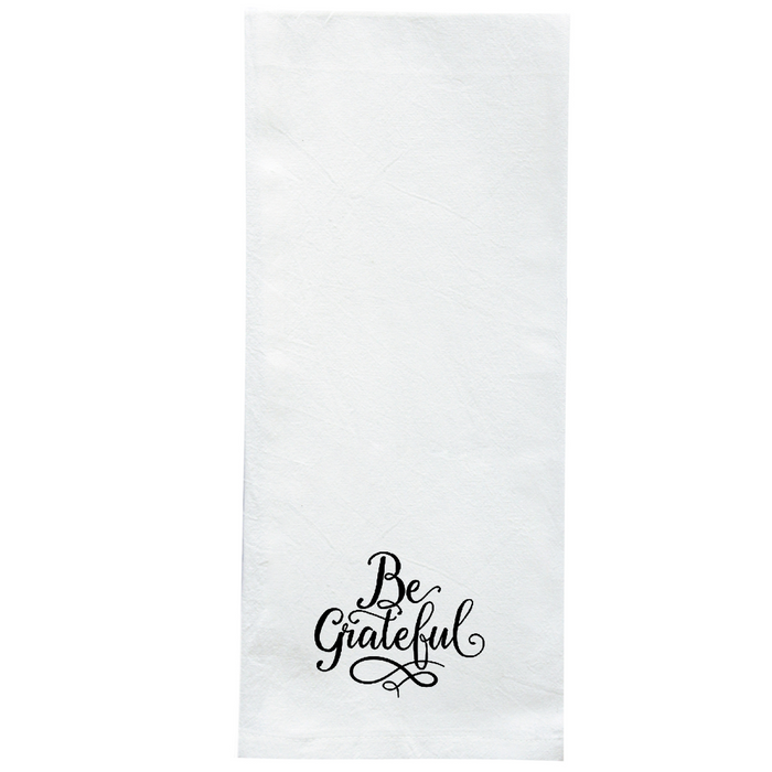 Screen Printed Flour Sack Towels-18"x28"-White