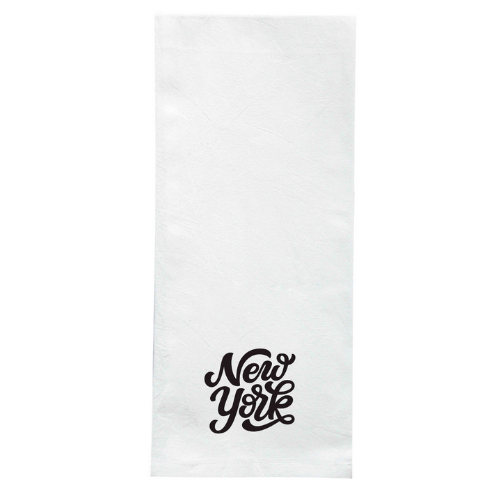 Screen Printed Flour Sack Towels-18"x28"-White