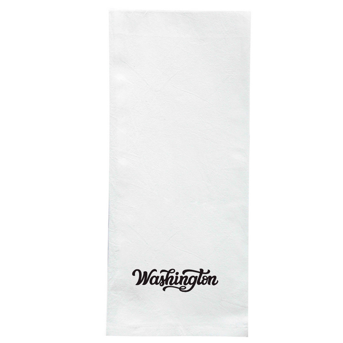 Screen Printed Flour Sack Towels-18"x28"-White