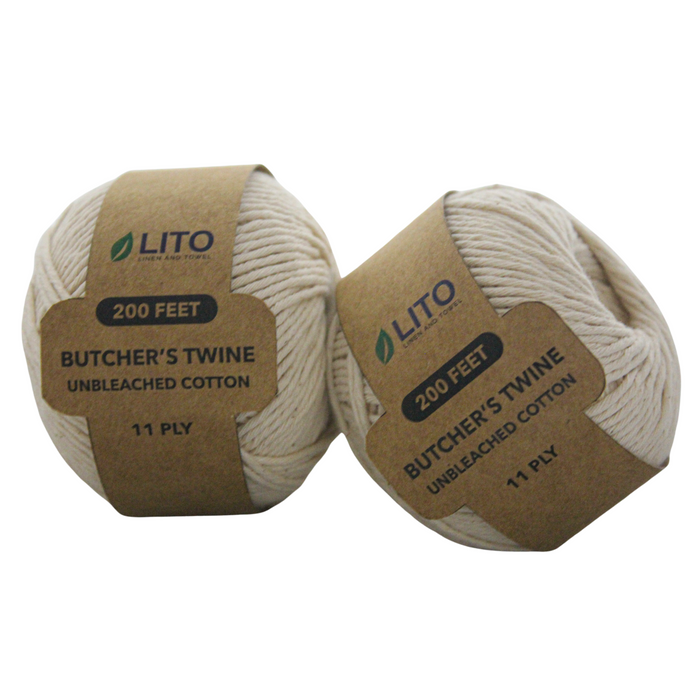 Kitchen Twine-11 PLY, 200 FT- Save 84% with Pack of 1200 - Natural