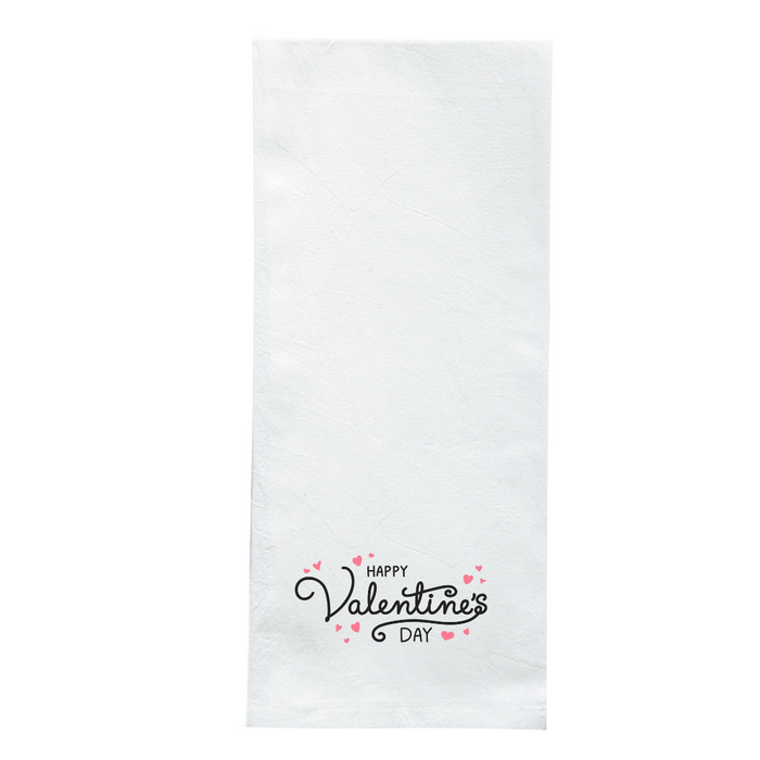 Screen Printed Flour Sack Towels-18"x28"- White