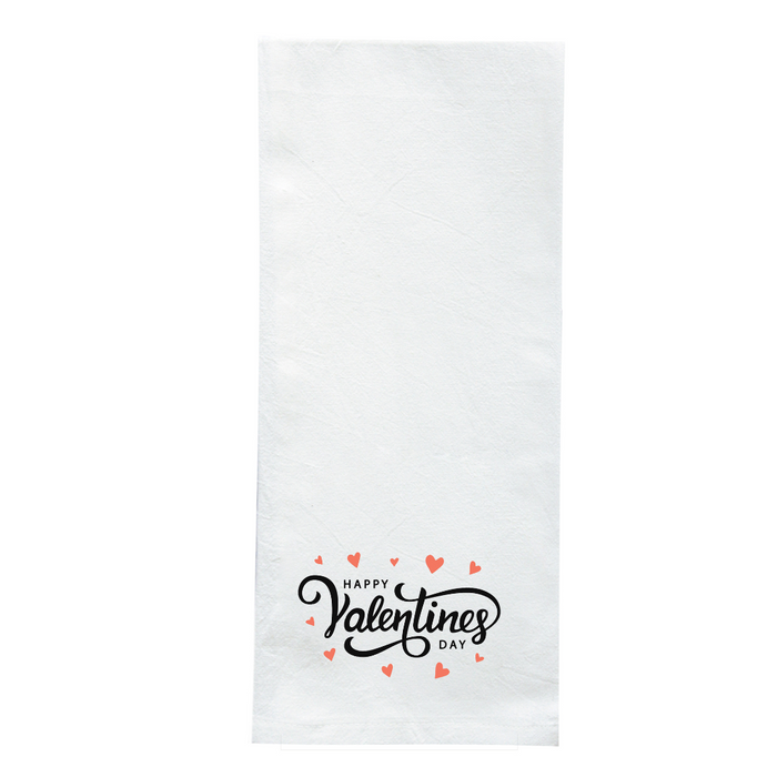 Screen Printed Flour Sack Towels-18"x28"- White