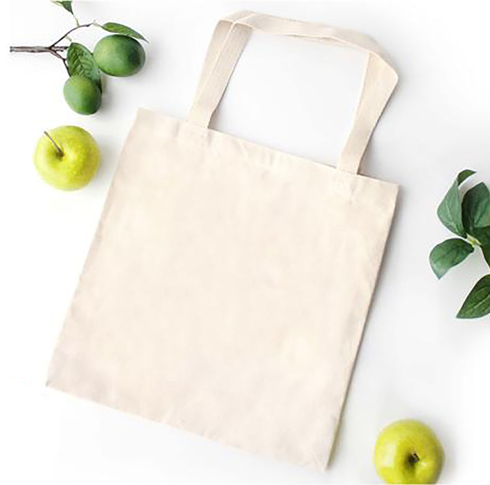 Reusable Tote bag-15"x16"-Natural-Pack of 12